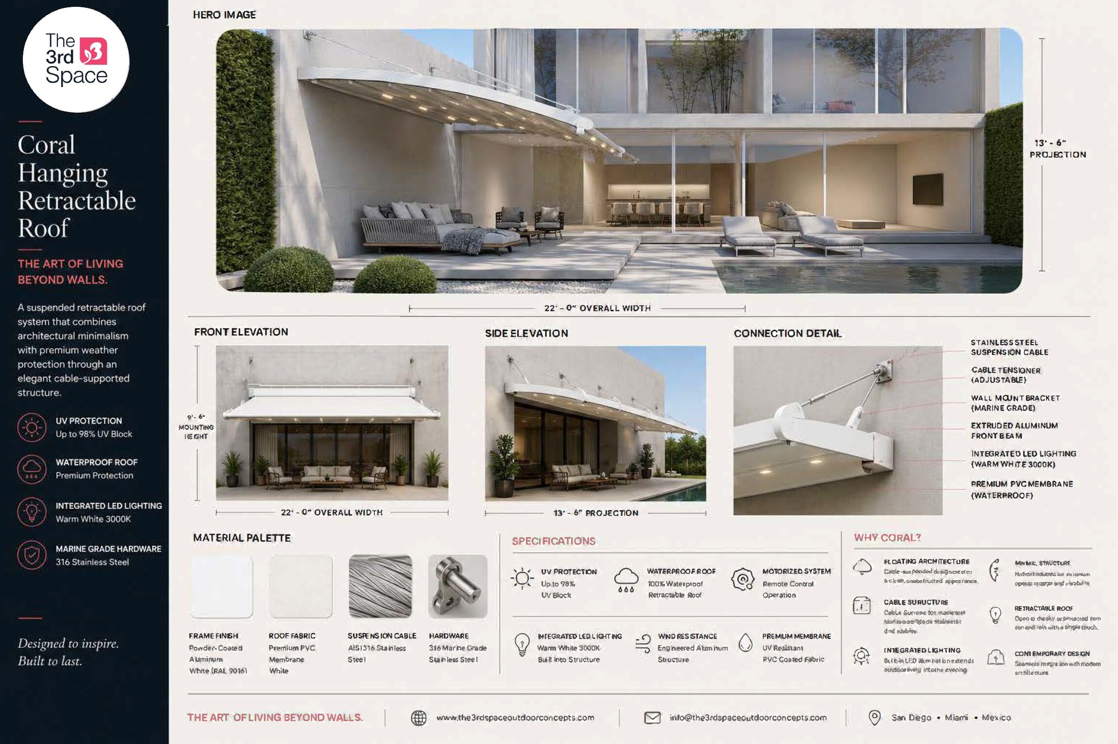 Coral Retractable Roof Layout